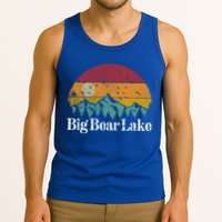 Big Bear Lake California 70S 80S Retro Vintage Mountain Ski Gift Tank Top