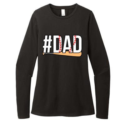 Best Baseball Lover Dad Coach Sports Player Graphic Meaningful Gift Womens CVC Long Sleeve Shirt