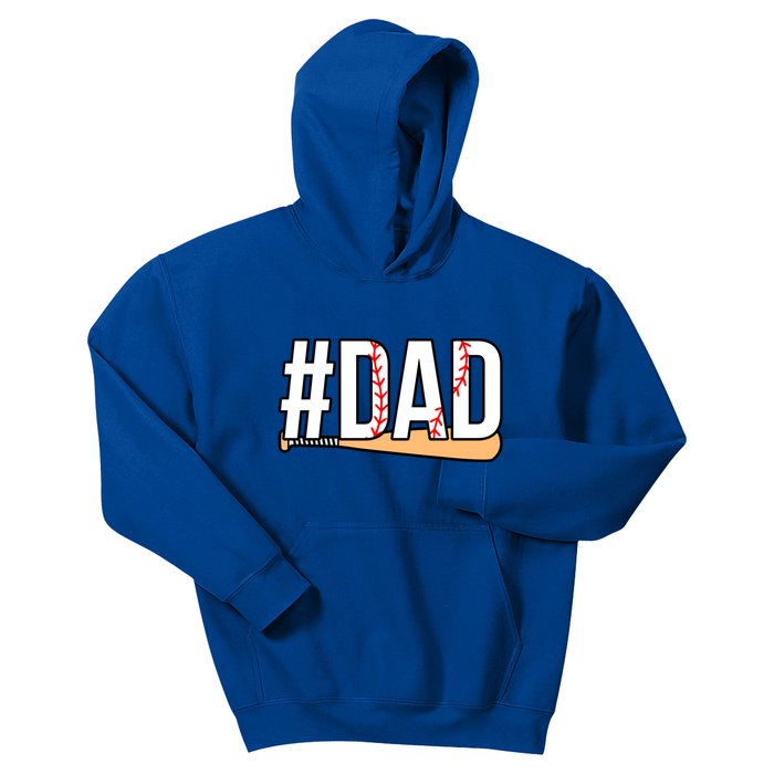 Best Baseball Lover Dad Coach Sports Player Graphic Meaningful Gift Kids Hoodie