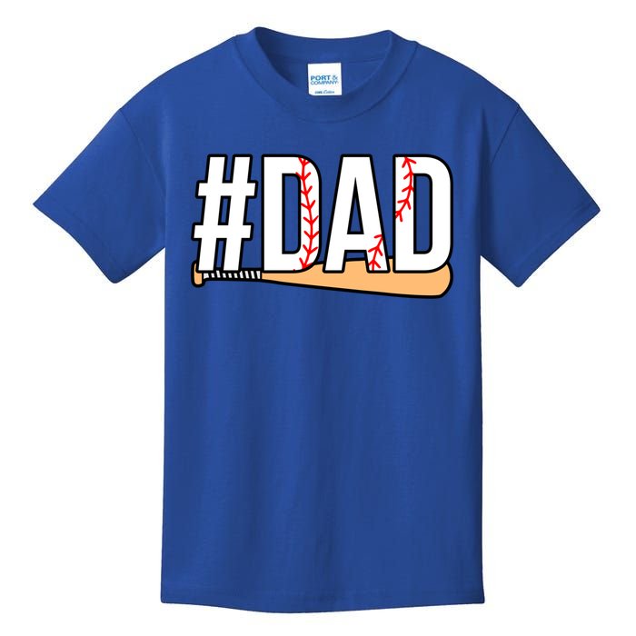 Best Baseball Lover Dad Coach Sports Player Graphic Meaningful Gift Kids T-Shirt