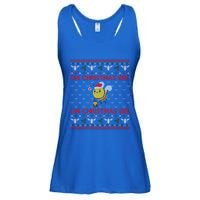 Bumble Bee Lover Funny Christmas Funny Gift Ugly Sweater Funny Gift Ladies Essential Flowy Tank