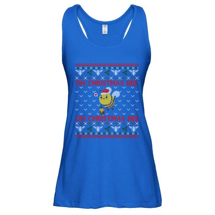 Bumble Bee Lover Funny Christmas Funny Gift Ugly Sweater Funny Gift Ladies Essential Flowy Tank