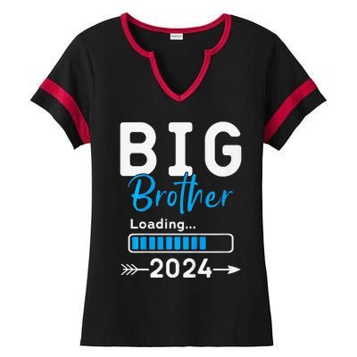 Big Brother Loading 2024 Promoted To Big Brother 2024 Ladies Halftime Notch Neck Tee