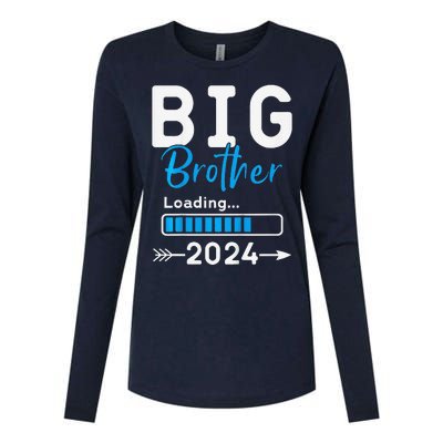 Big Brother Loading 2024 Promoted To Big Brother 2024 Womens Cotton Relaxed Long Sleeve T-Shirt