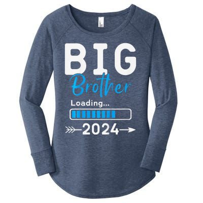 Big Brother Loading 2024 Promoted To Big Brother 2024 Women's Perfect Tri Tunic Long Sleeve Shirt