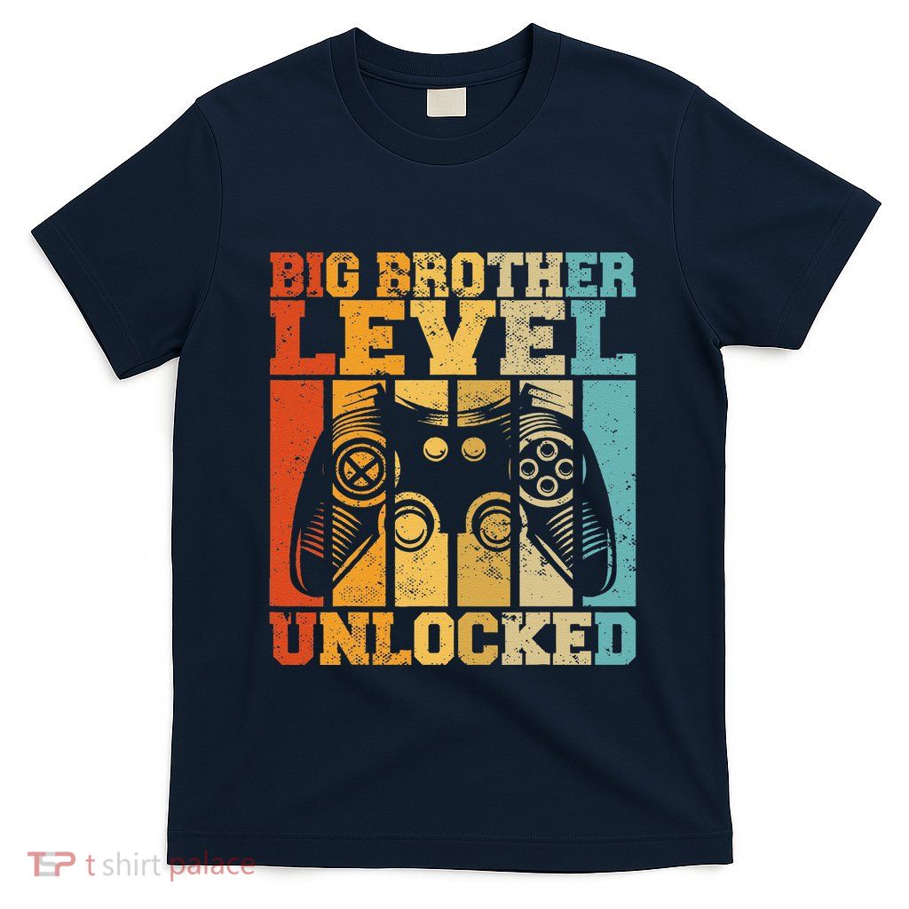 Big Brother Level Unlocked Baby Announcement Gaming Gamer T-Shirt