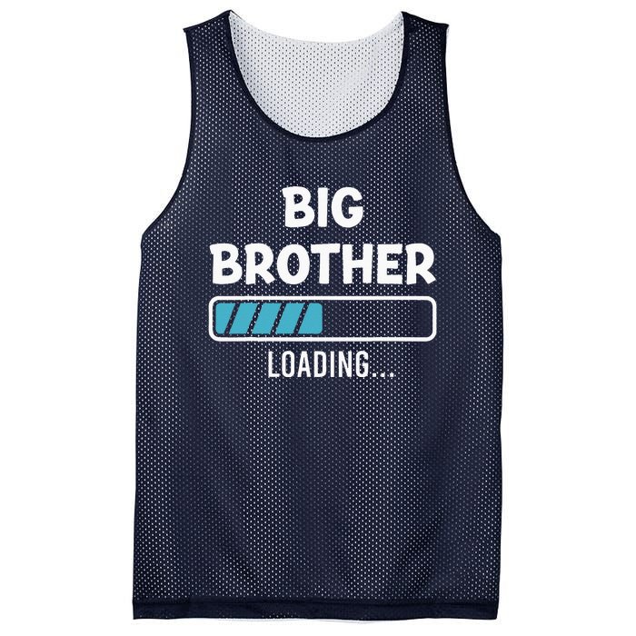 Big Brother Loading Pregnancy Announcement Mesh Reversible Basketball Jersey Tank