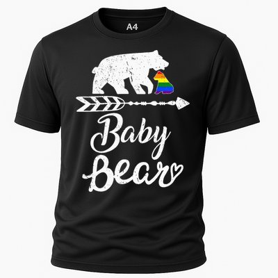 Baby Bear Lgbt Lgbtq Rainbow Pride Gay Lesbian Cooling Performance Crew T-Shirt