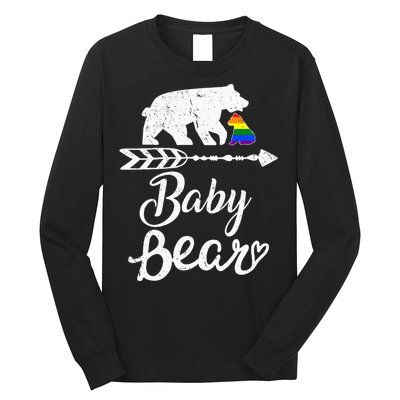 Baby Bear Lgbt Lgbtq Rainbow Pride Gay Lesbian Long Sleeve Shirt