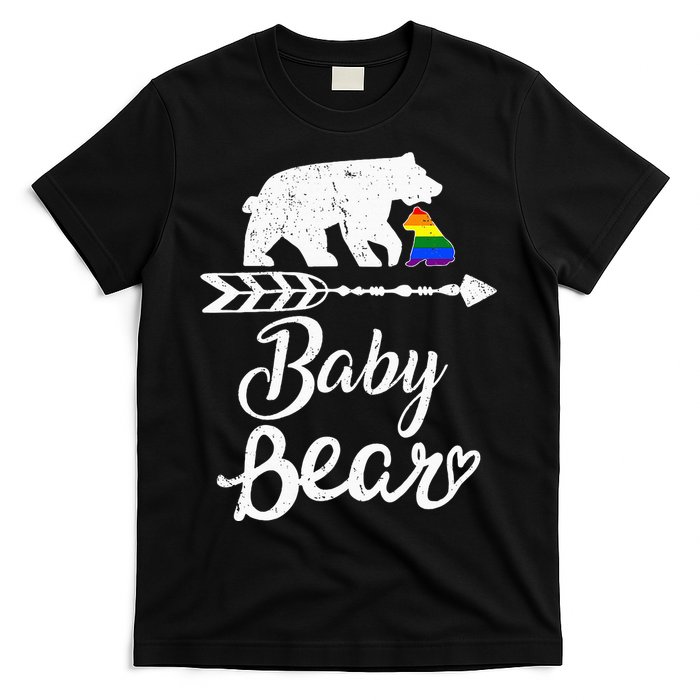 Baby Bear Lgbt Lgbtq Rainbow Pride Gay Lesbian T-Shirt