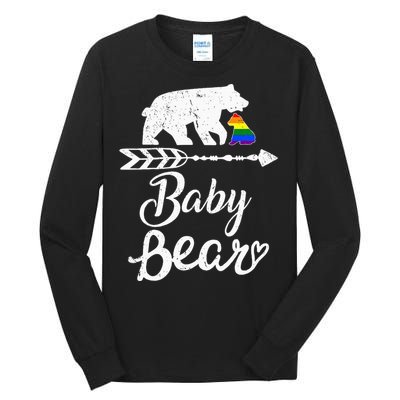 Baby Bear Lgbt Lgbtq Rainbow Pride Gay Lesbian Tall Long Sleeve T-Shirt