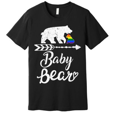 Baby Bear Lgbt Lgbtq Rainbow Pride Gay Lesbian Premium T-Shirt