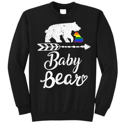 Baby Bear Lgbt Lgbtq Rainbow Pride Gay Lesbian Tall Sweatshirt