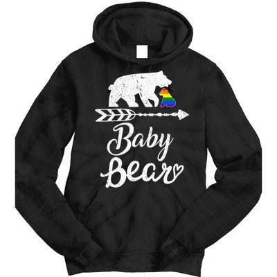 Baby Bear Lgbt Lgbtq Rainbow Pride Gay Lesbian Tie Dye Hoodie