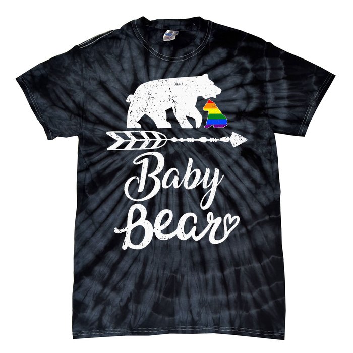 Baby Bear Lgbt Lgbtq Rainbow Pride Gay Lesbian Tie-Dye T-Shirt