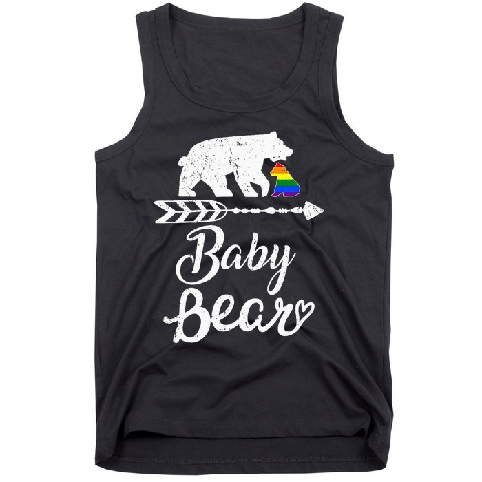 Baby Bear Lgbt Lgbtq Rainbow Pride Gay Lesbian Tank Top