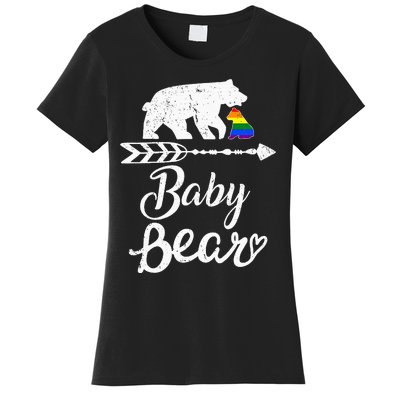 Baby Bear Lgbt Lgbtq Rainbow Pride Gay Lesbian Women's T-Shirt