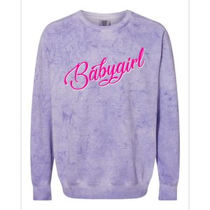 Babygirl Bdsm Little Baby Girl My Daddy Colorblast Crewneck Sweatshirt