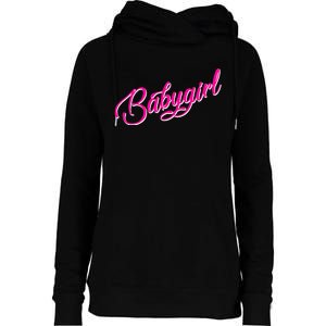 Babygirl Bdsm Little Baby Girl My Daddy Womens Funnel Neck Pullover Hood