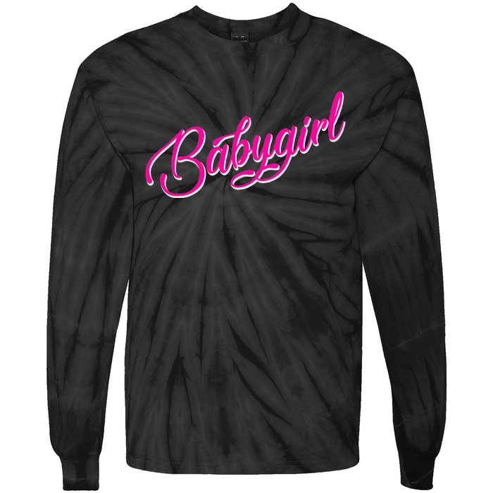 Babygirl Bdsm Little Baby Girl My Daddy Tie-Dye Long Sleeve Shirt