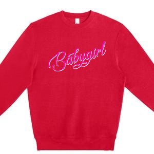 Babygirl Bdsm Little Baby Girl My Daddy Premium Crewneck Sweatshirt