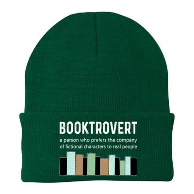 Booktrovert Book Lover Book Worm Reading Nerd Bookshelf Gift Knit Cap Winter Beanie