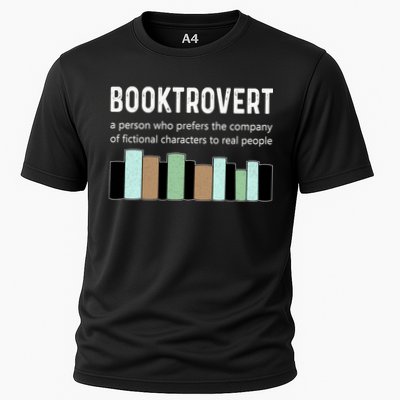 Booktrovert Book Lover Book Worm Reading Nerd Bookshelf Gift Performance Shirt