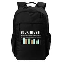 Booktrovert Book Lover Book Worm Reading Nerd Bookshelf Gift Backpack