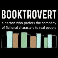 Booktrovert Book Lover Book Worm Reading Nerd Bookshelf Gift Drawstring Bag