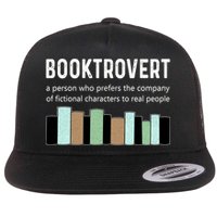 Booktrovert Book Lover Book Worm Reading Nerd Bookshelf Gift Flatbill Hat