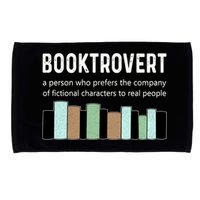 Booktrovert Book Lover Book Worm Reading Nerd Bookshelf Gift Microfiber Hand Towel