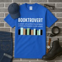 Booktrovert Book Lover Book Worm Reading Nerd Bookshelf Gift Tall T-Shirt