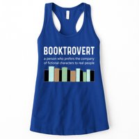 Booktrovert Book Lover Book Worm Reading Nerd Bookshelf Gift Womens Tank Top