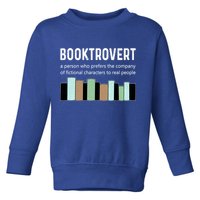 Booktrovert Book Lover Book Worm Reading Nerd Bookshelf Gift Toddler Sweatshirt