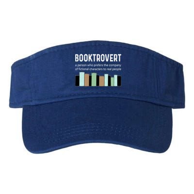 Booktrovert Book Lover Book Worm Reading Nerd Bookshelf Gift Valucap Bio-Washed Visor