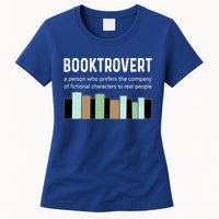 Booktrovert Book Lover Book Worm Reading Nerd Bookshelf Gift Womens T-Shirt