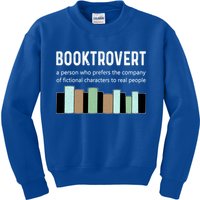 Booktrovert Book Lover Book Worm Reading Nerd Bookshelf Gift Kids Sweatshirt