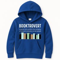 Booktrovert Book Lover Book Worm Reading Nerd Bookshelf Gift Kids Hoodie