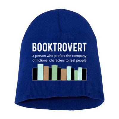 Booktrovert Book Lover Book Worm Reading Nerd Bookshelf Gift Short Acrylic Beanie