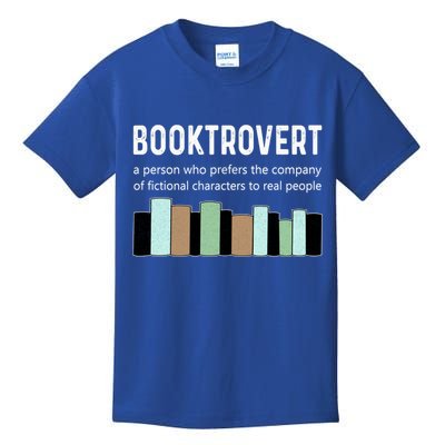 Booktrovert Book Lover Book Worm Reading Nerd Bookshelf Gift Kids T-Shirt