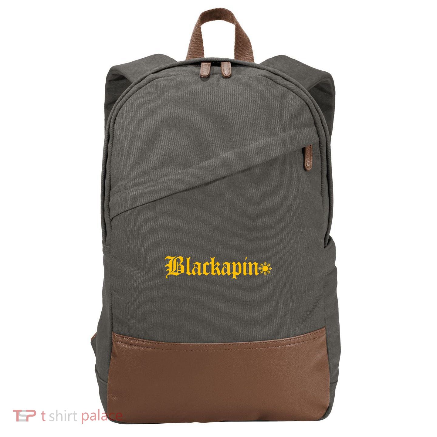 Blackapino Cotton Canvas Backpack