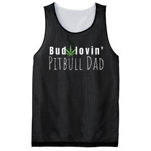 Best Bud Lovin Pitbull Dad Ever Funny Pitbull Owner Gift Mesh Reversible Basketball Jersey Tank