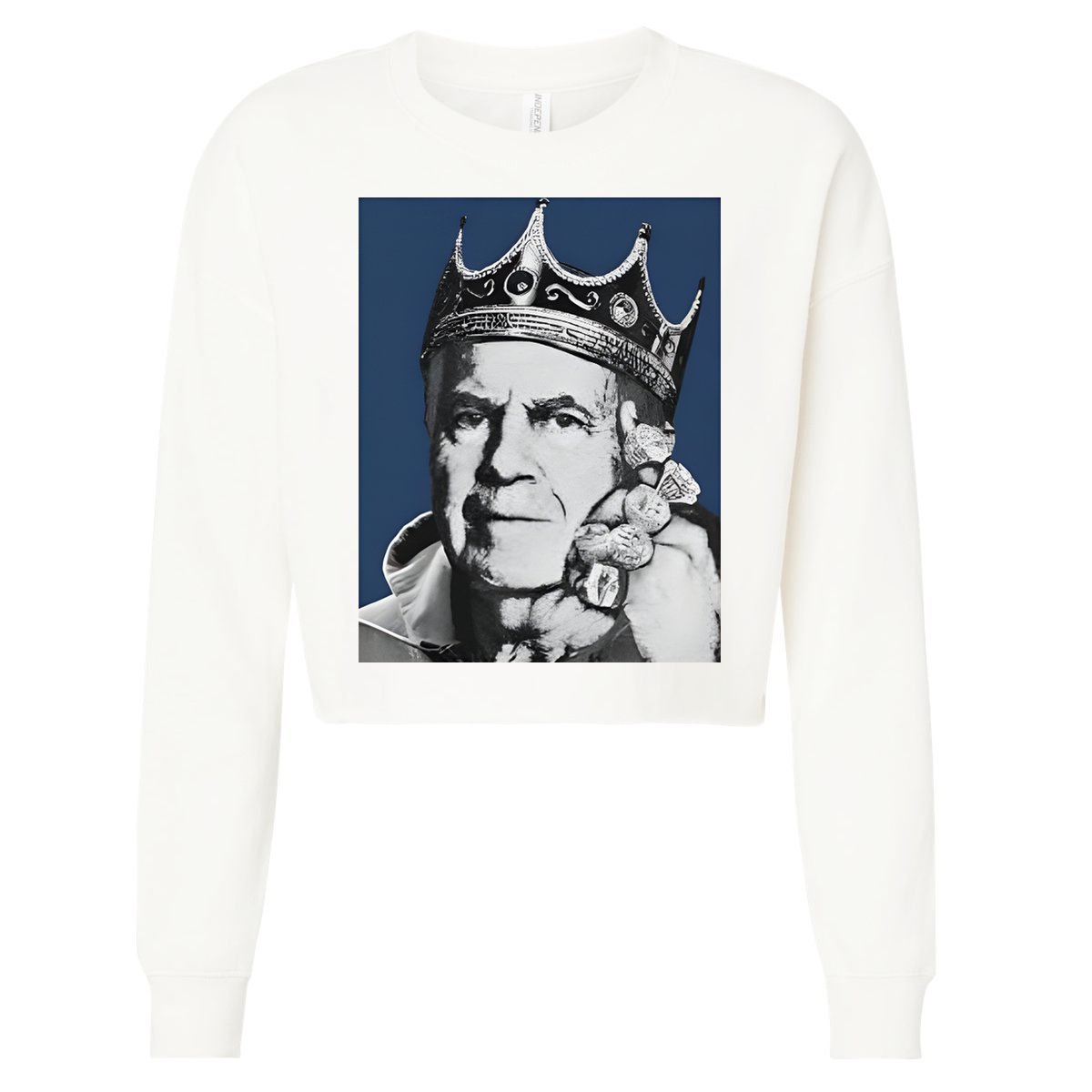 Bill Belichick Legend Champions New England Cropped Pullover Crew