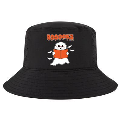 Booooks Book Lover Halloween Ghost Boo Cool Comfort Performance Bucket Hat