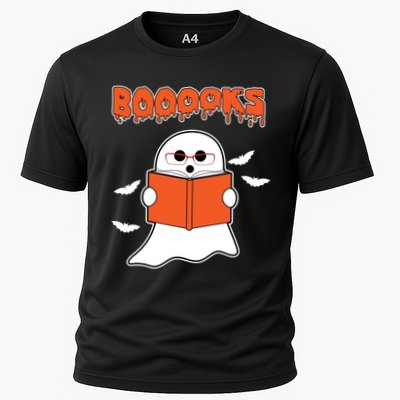 Booooks Book Lover Halloween Ghost Boo Performance Shirt
