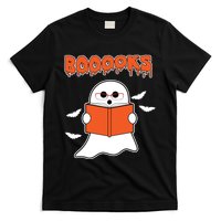 Booooks Book Lover Halloween Ghost Boo T-Shirt