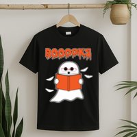 Booooks Book Lover Halloween Ghost Boo T-Shirt