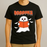 Booooks Book Lover Halloween Ghost Boo T-Shirt