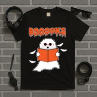 Booooks Book Lover Halloween Ghost Boo T-Shirt