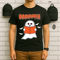 Booooks Book Lover Halloween Ghost Boo T-Shirt